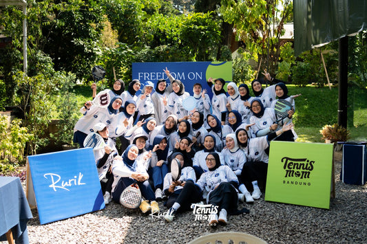 Freedom on Court with Tennis Mom Bandung