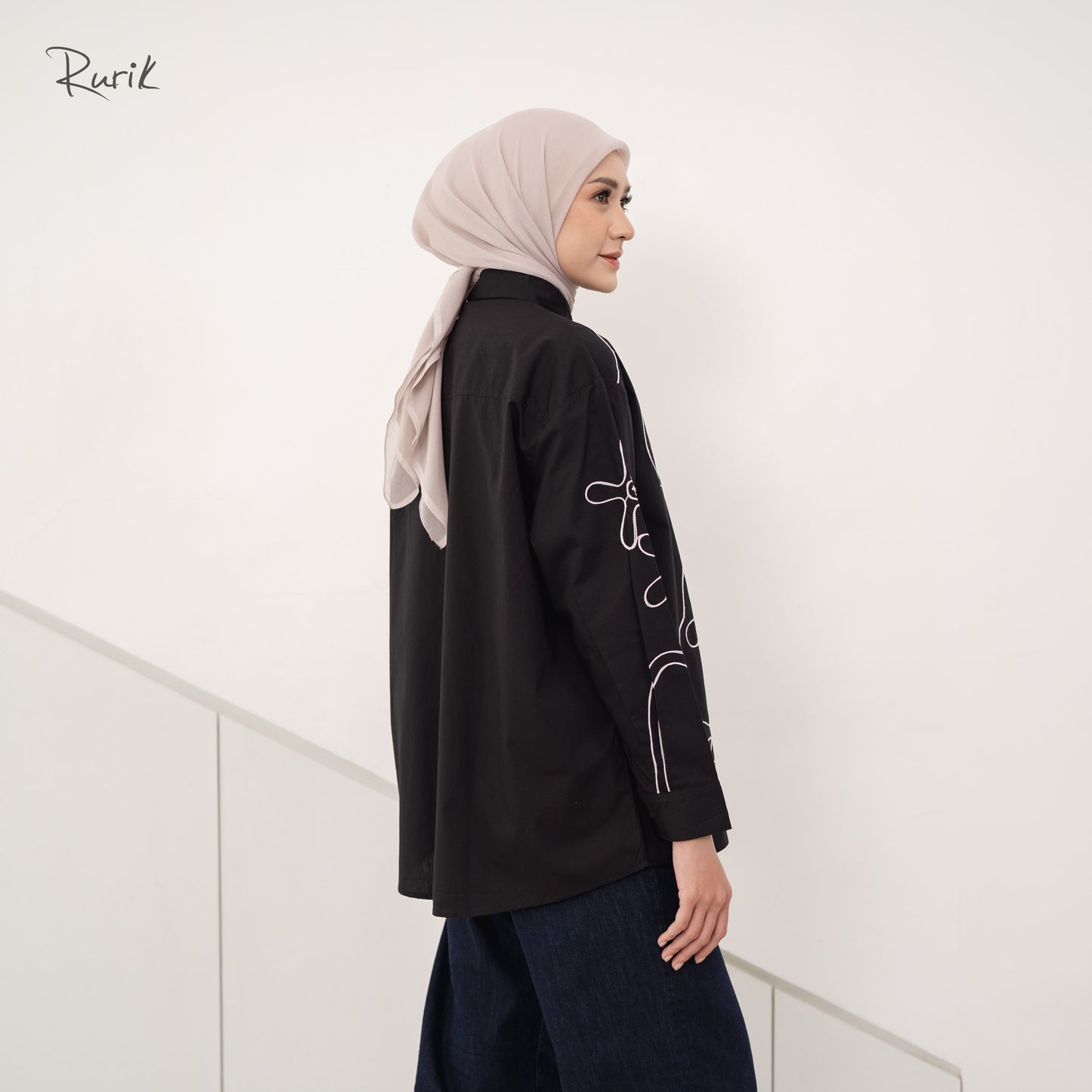 Hikari Embroidery Shirt