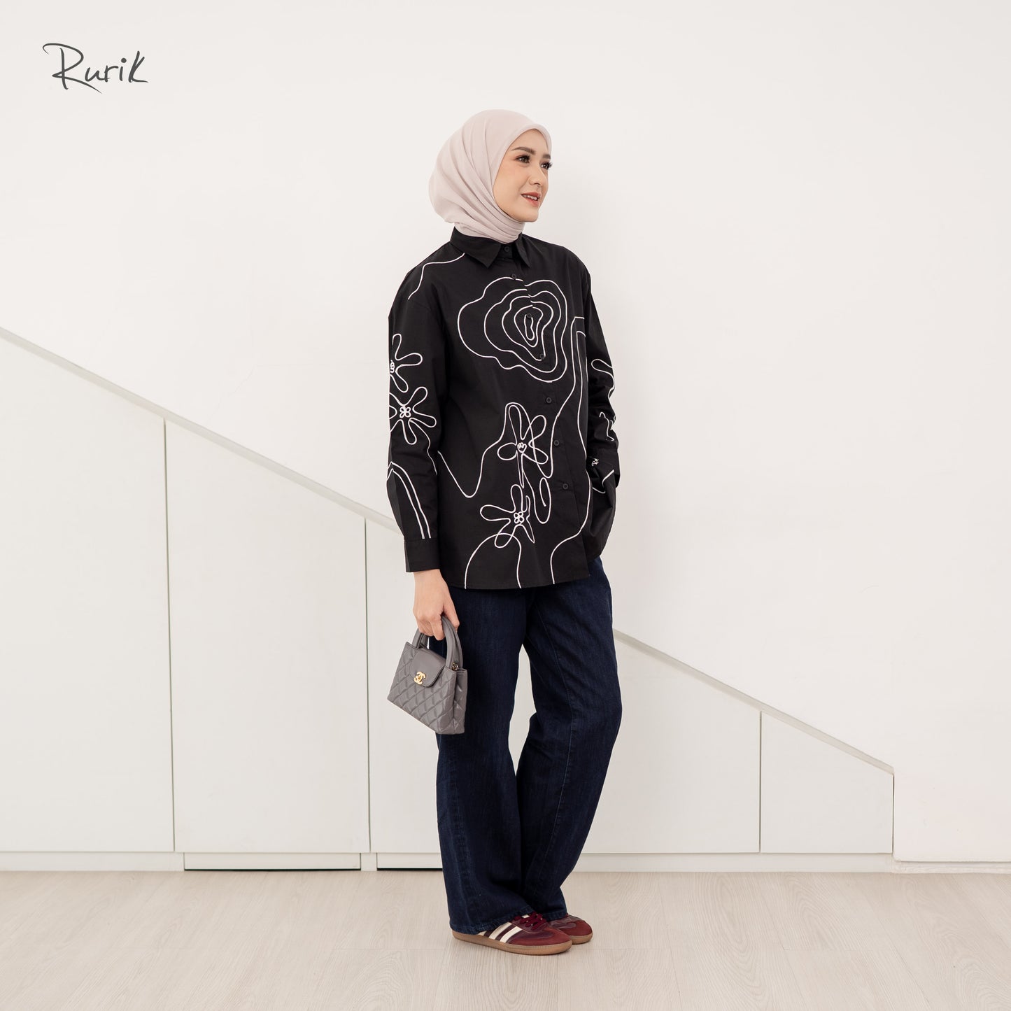 Hikari Embroidery Shirt