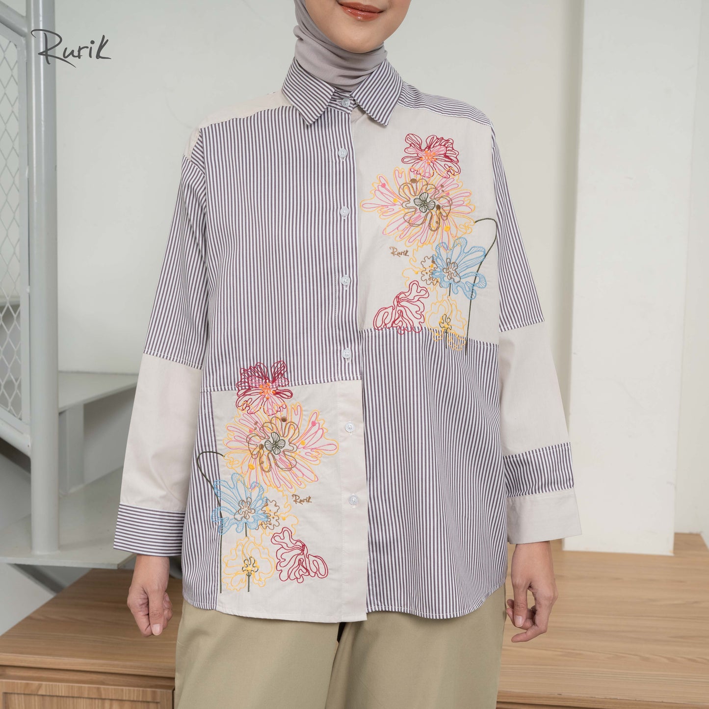 Salika Embroidery Shirt