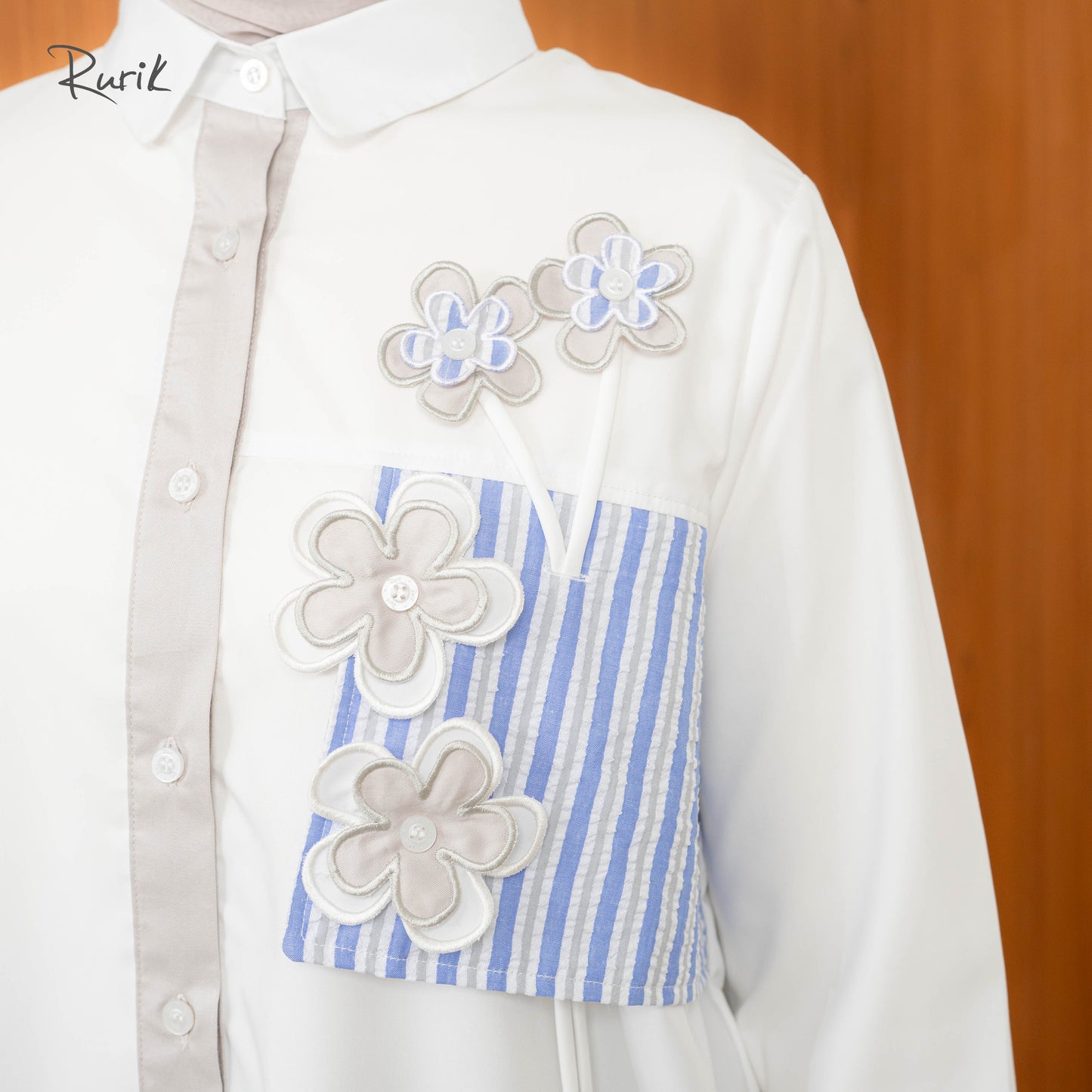 Lumiko Embroidery Shirt