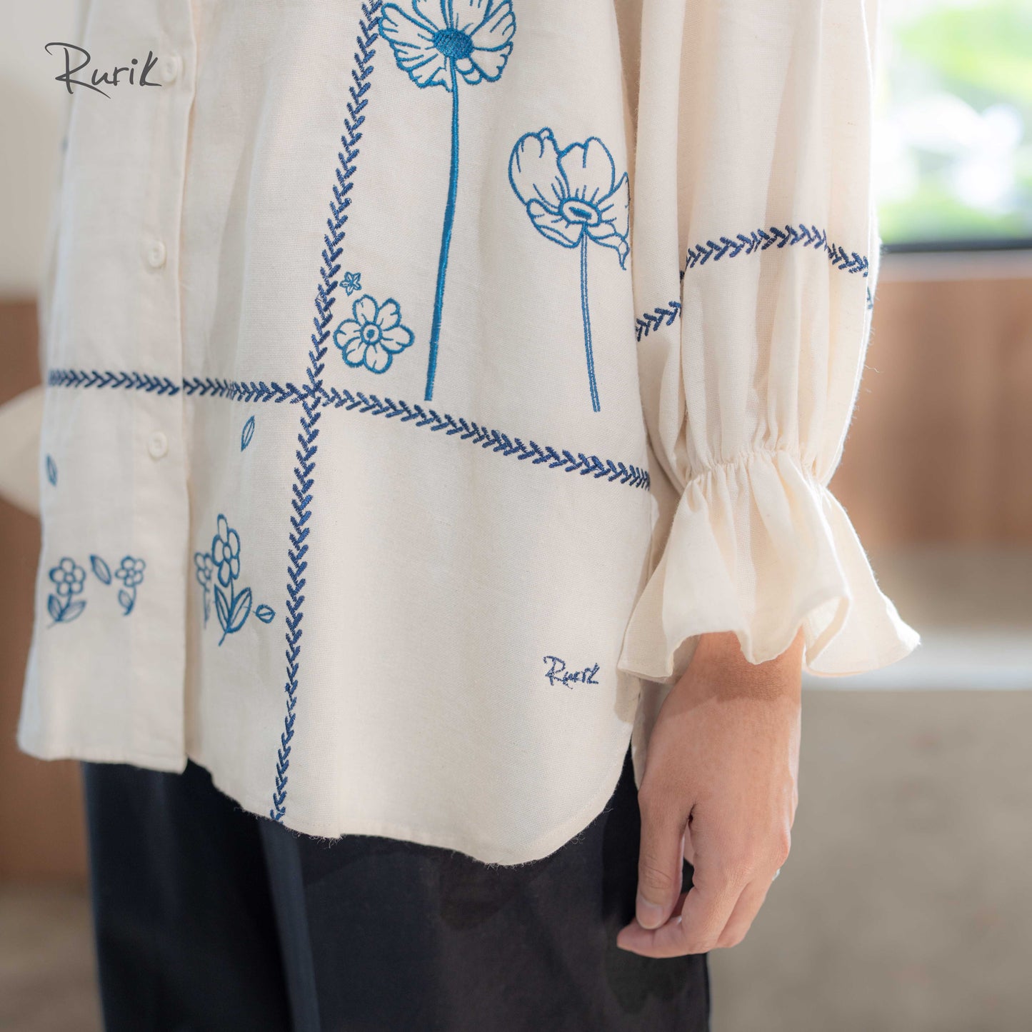 Bohemian Embroidery Shirt