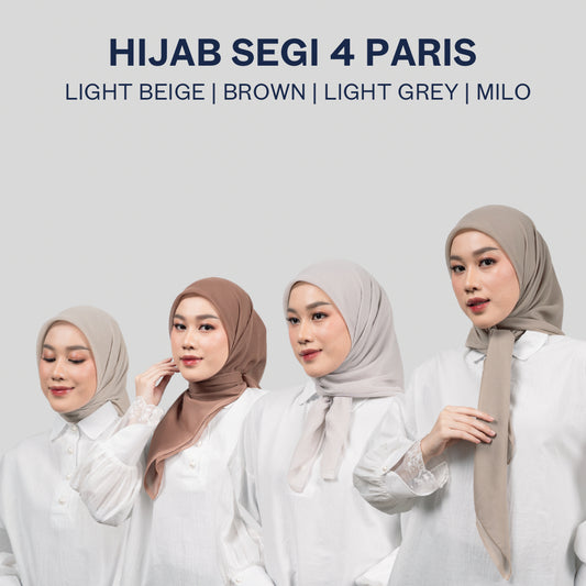 Hijab Wanita Segi Empat Paris
