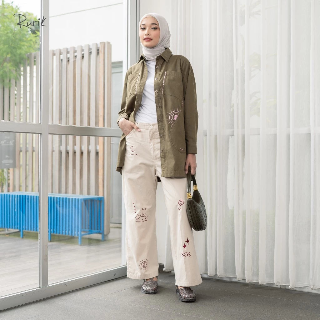 Hinara Embroidery Pants
