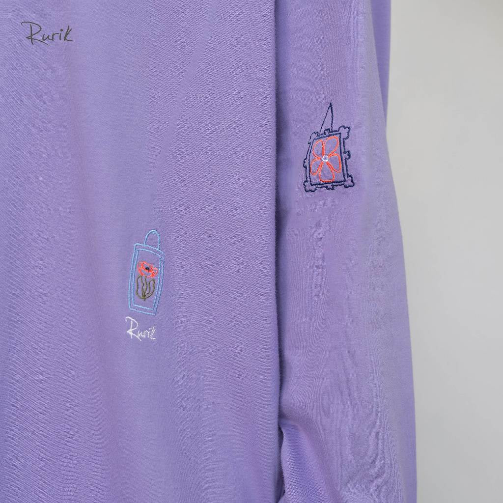 オーバーサイズ刺繍ロングスリーブ