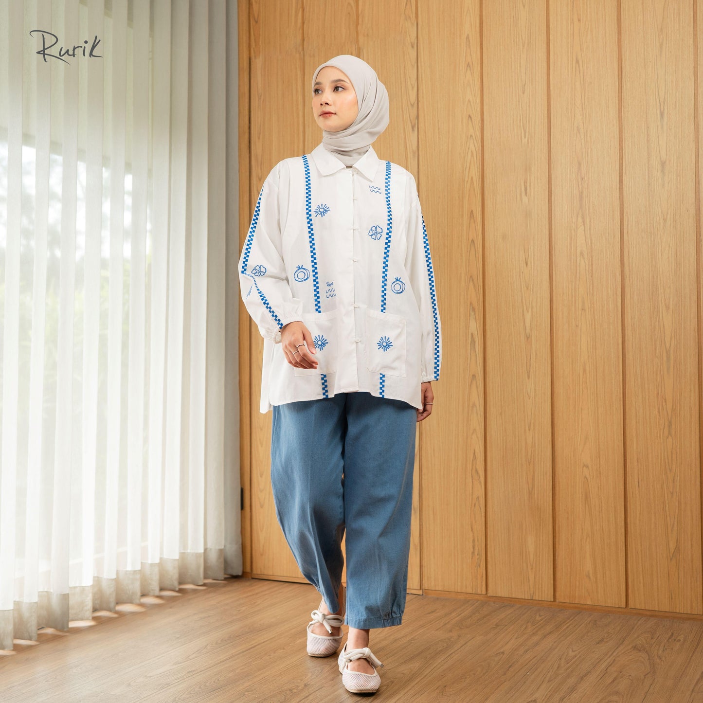 Stelia Embroidery Shirt