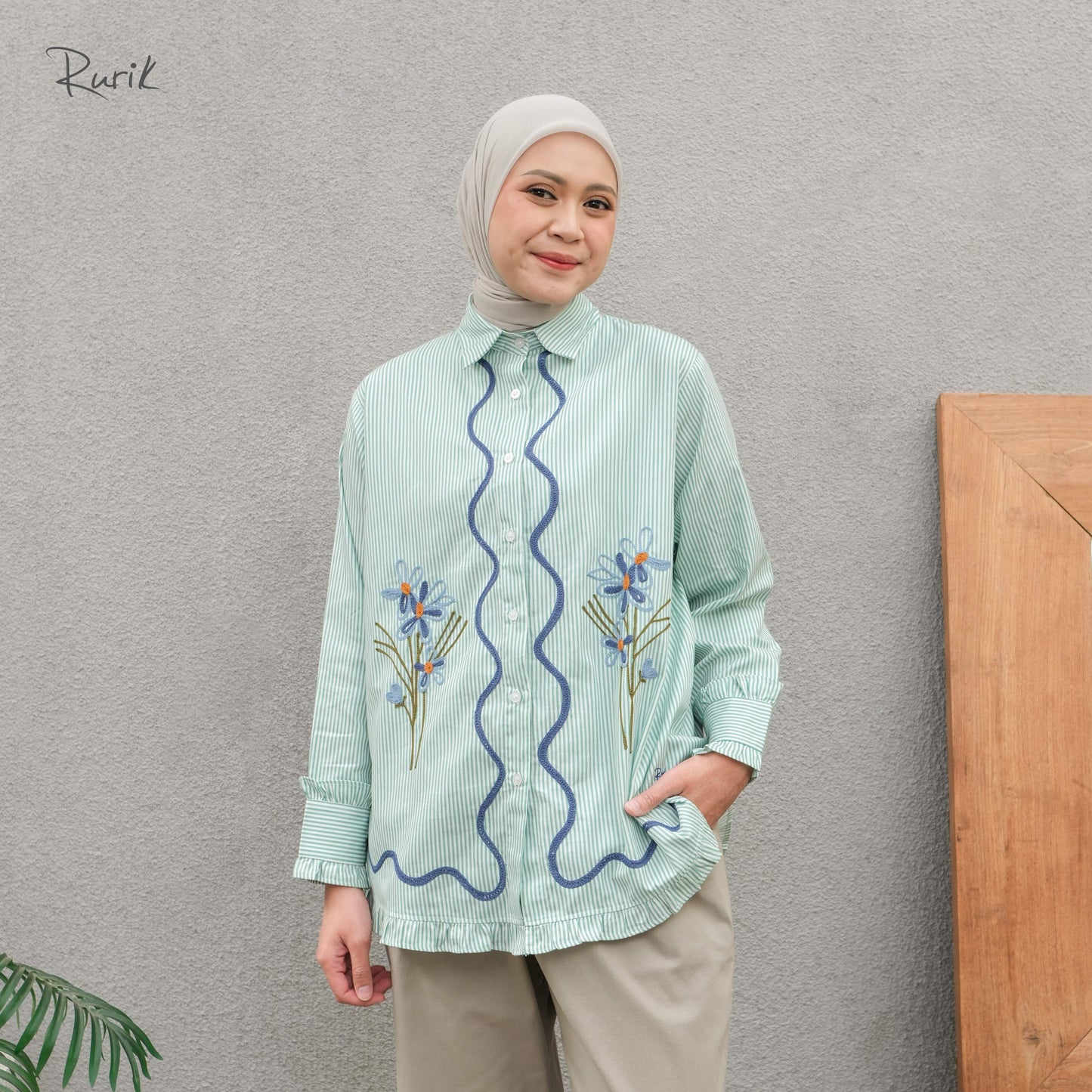 Riluna Embroidery Shirt