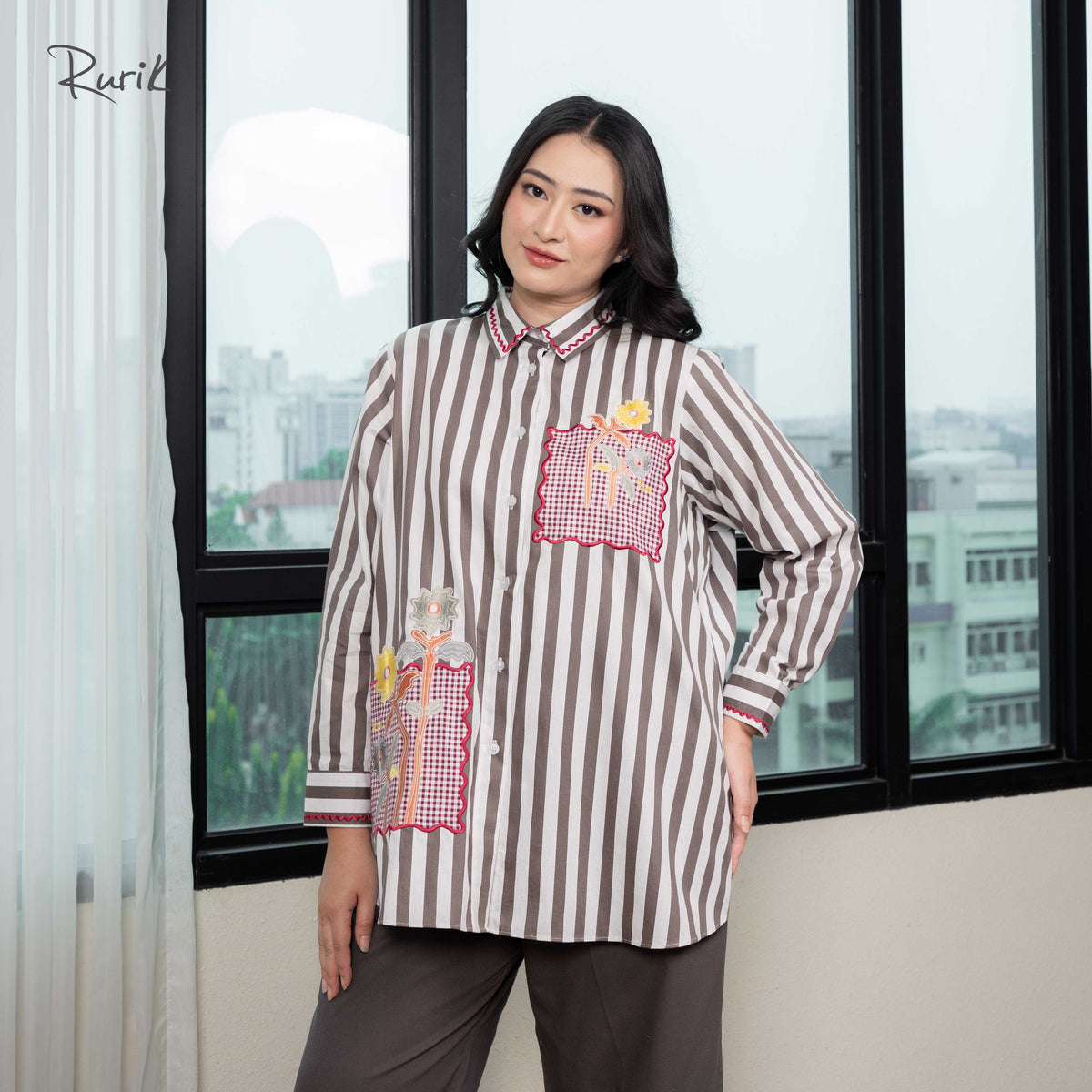 Adsila Embroidery Shirt