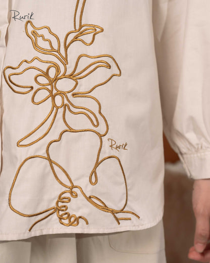 Naura Embroidery Shirt