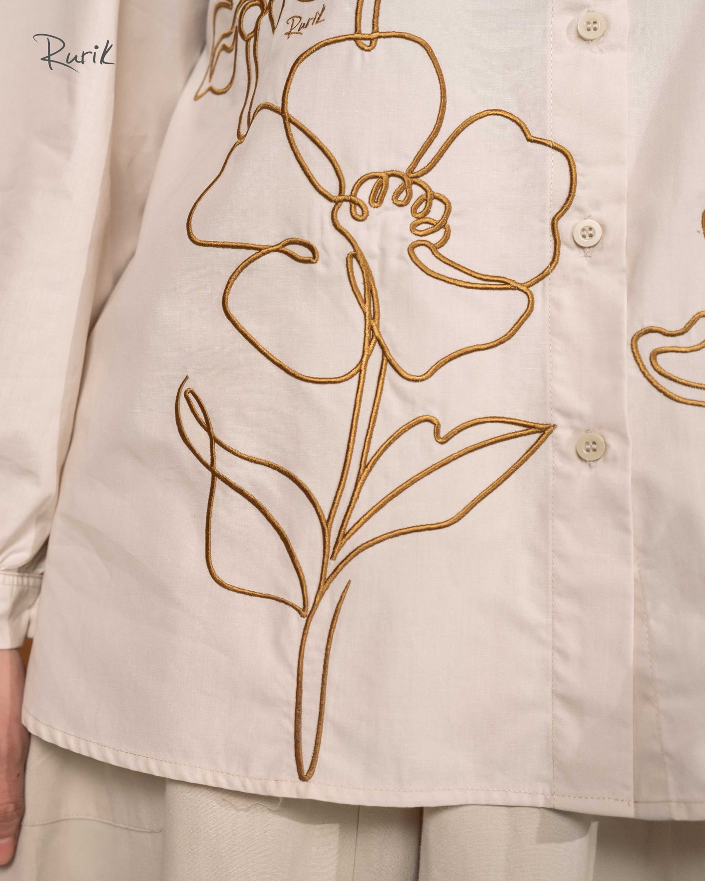 Naura Embroidery Shirt
