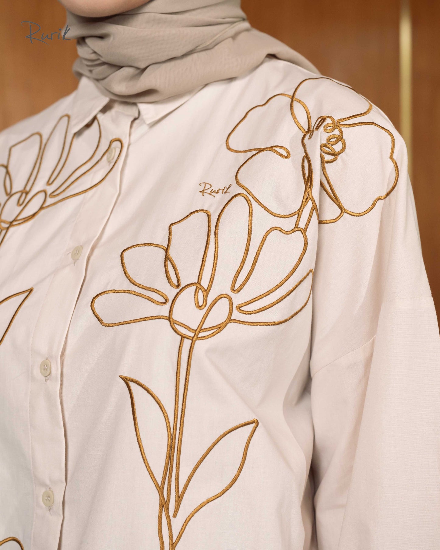 Naura Embroidery Shirt