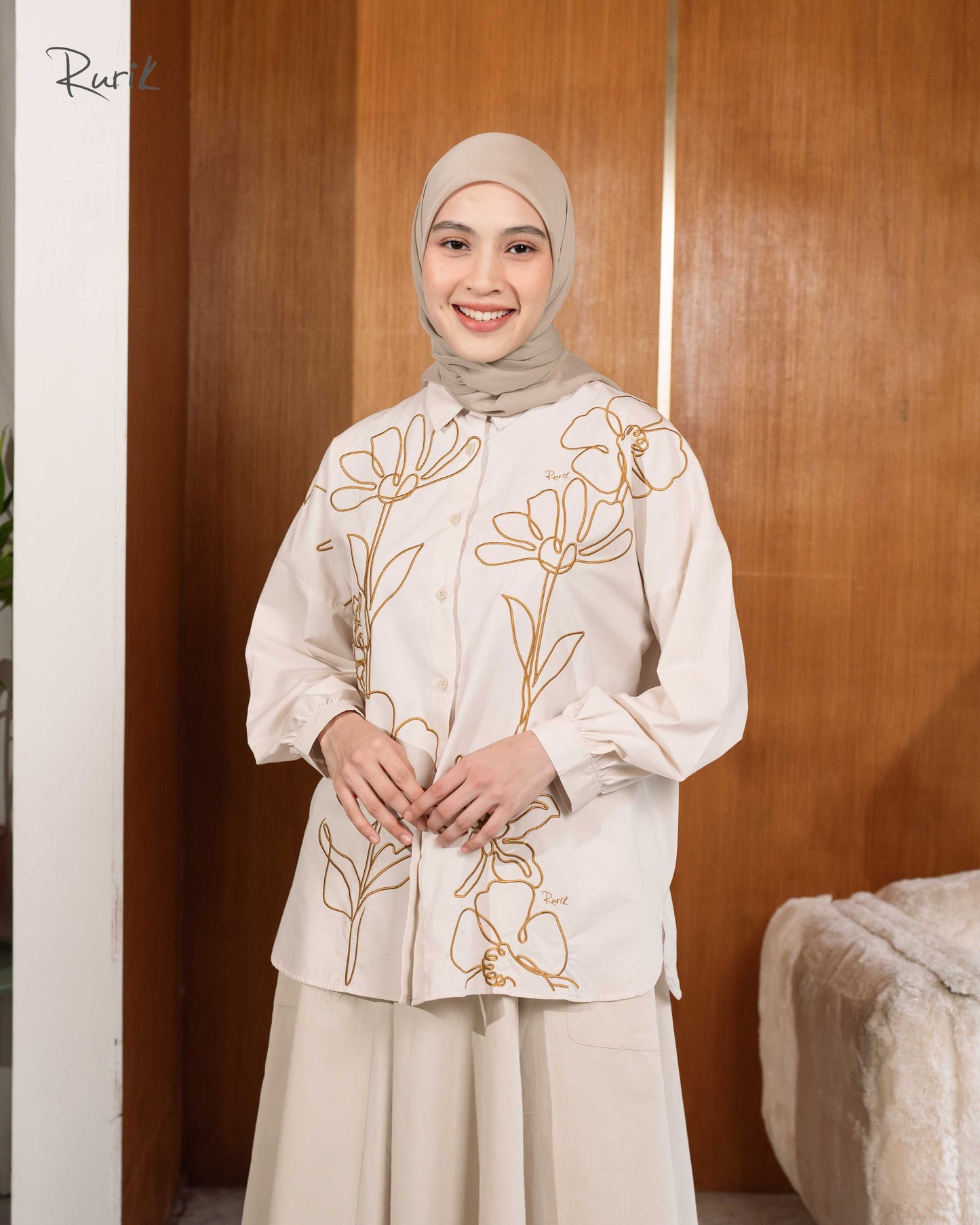 Naura Embroidery Shirt