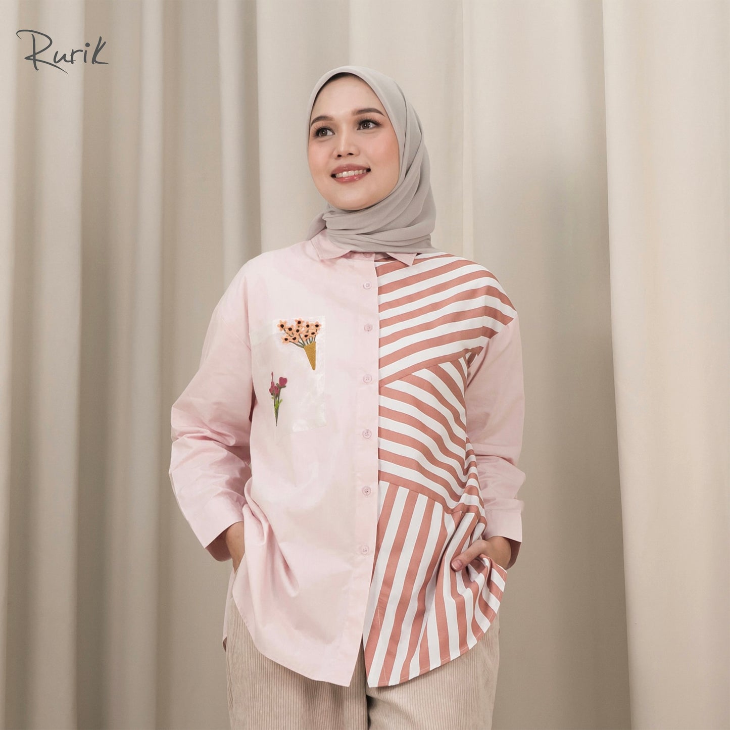 Pivori Embroidery Shirt