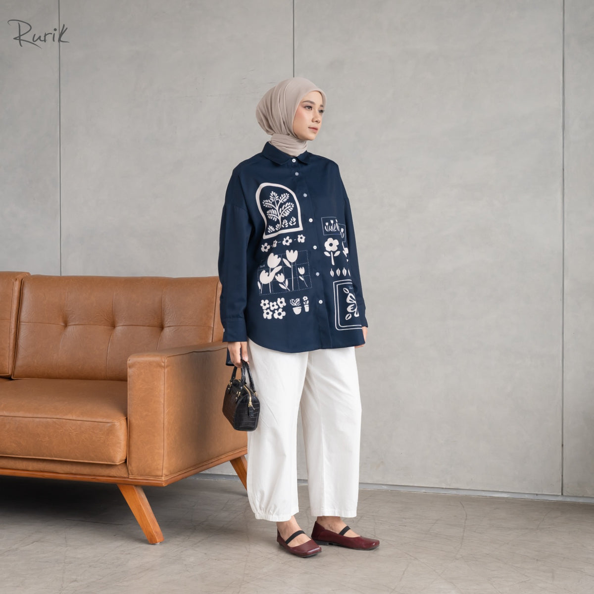 Helia Print Shirt