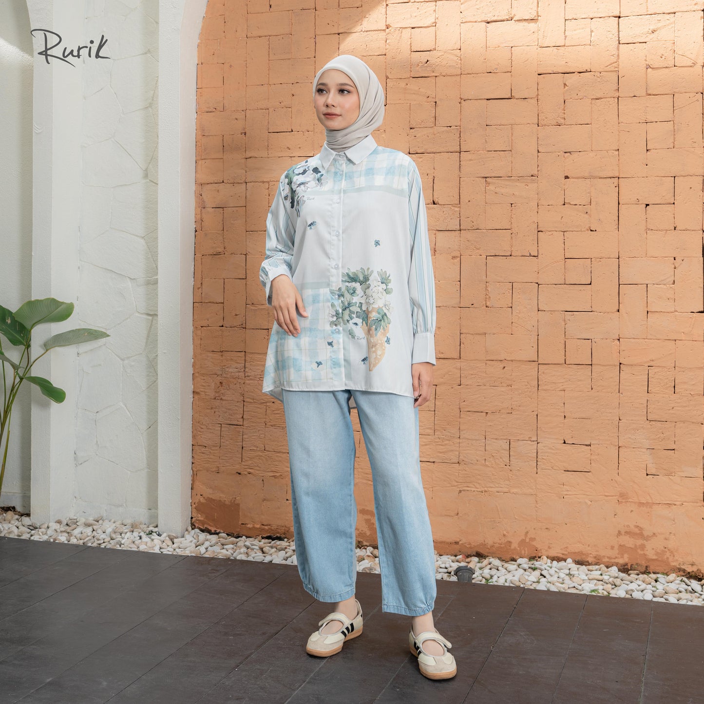 Greyva Print Shirt