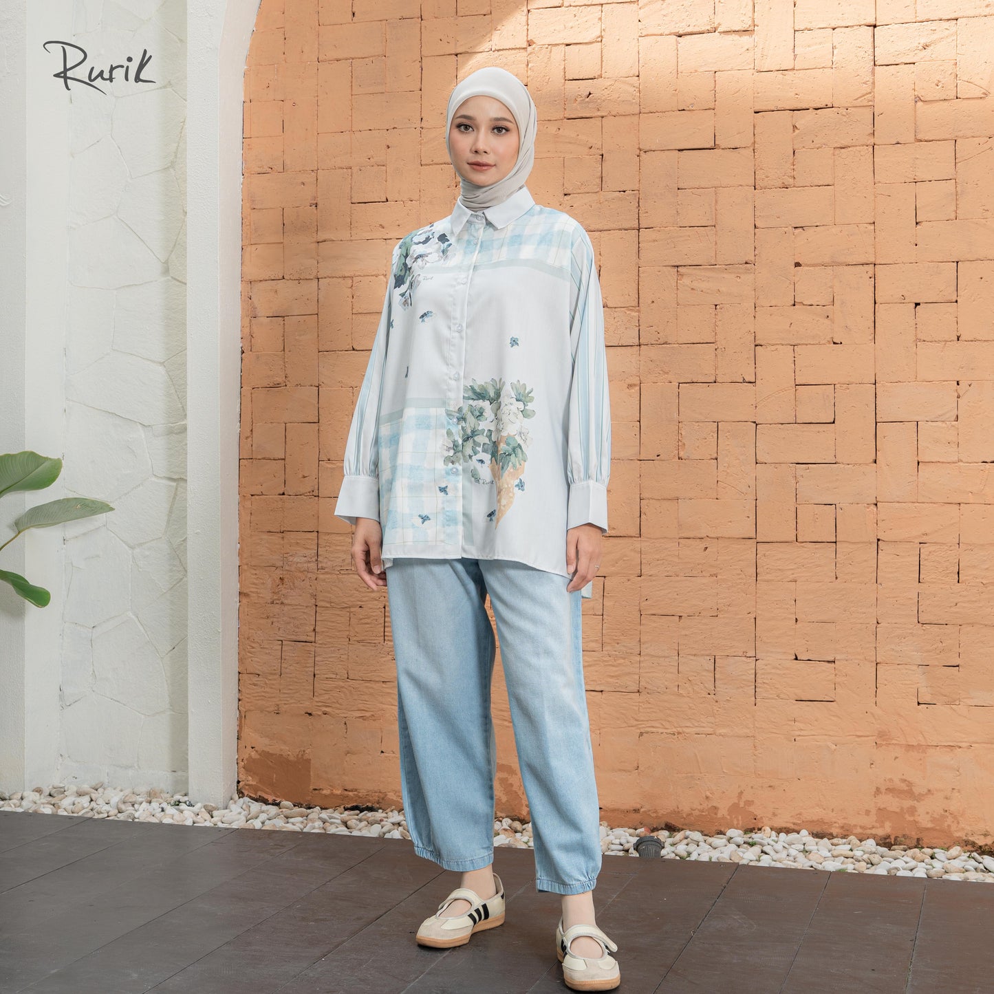 Greyva Print Shirt