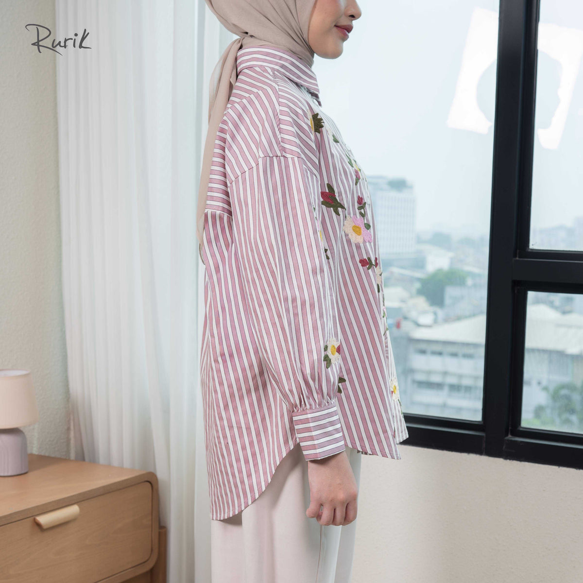 Lineka Embroidery Shirt