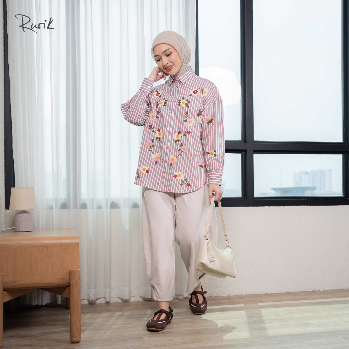 Lineka Embroidery Shirt
