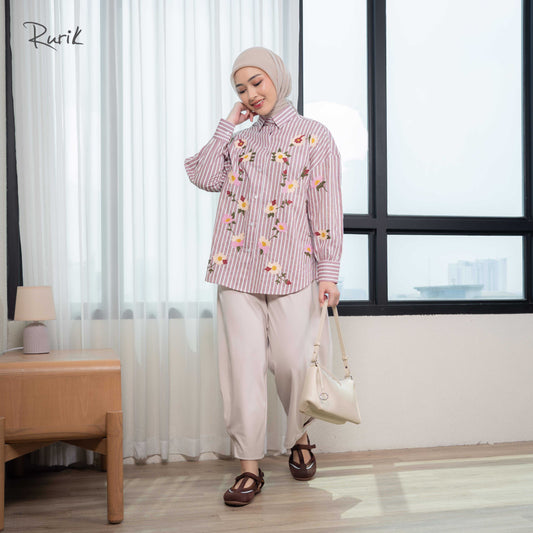 Lineka Embroidery Shirt