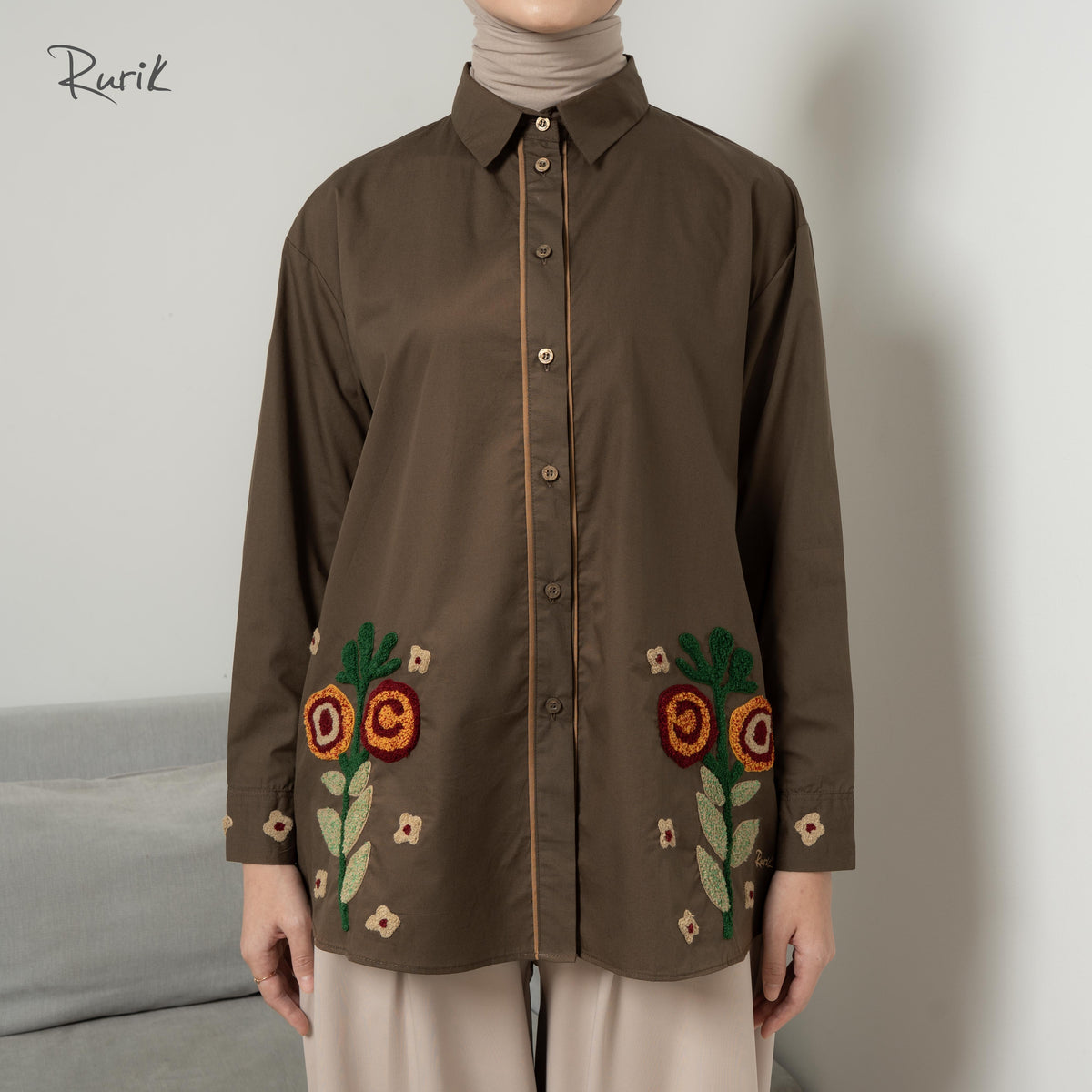 Tavio Embroidery Shirt