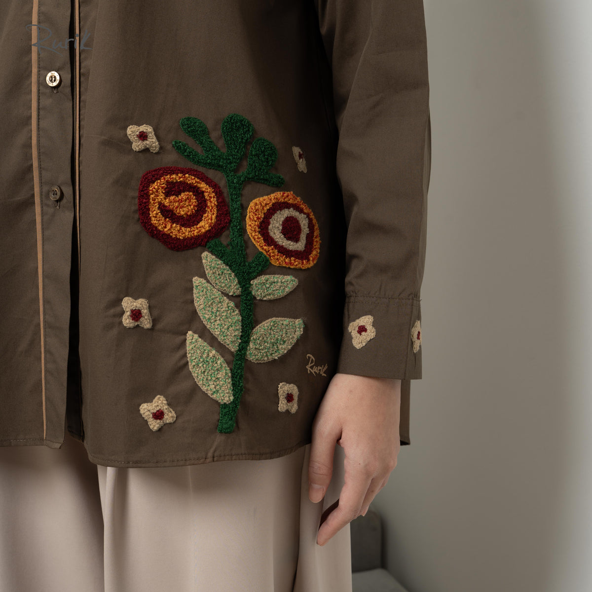 Tavio Embroidery Shirt