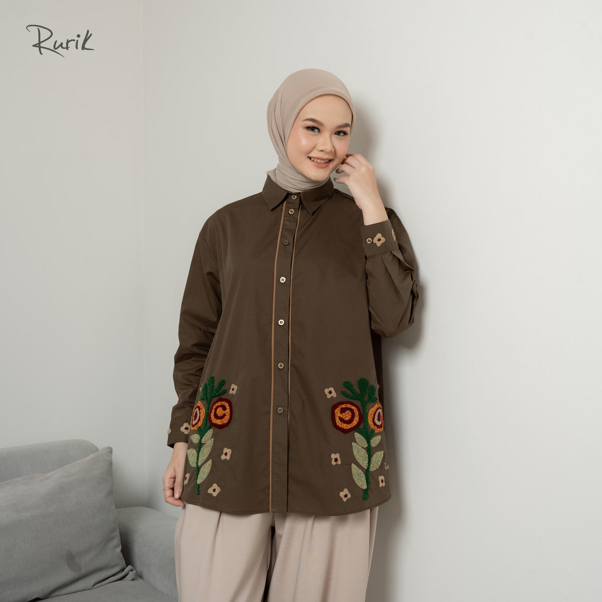 Tavio Embroidery Shirt