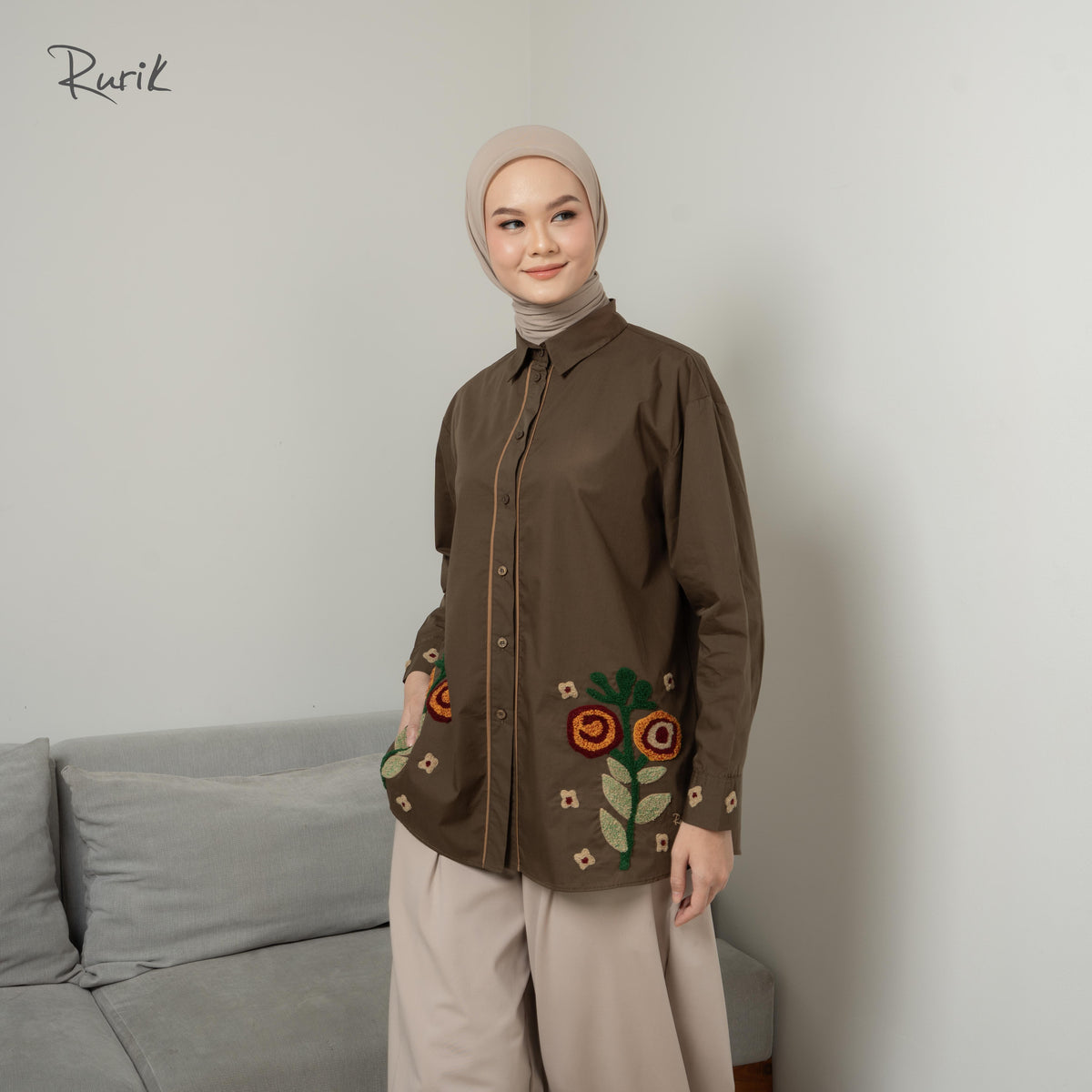 Tavio Embroidery Shirt