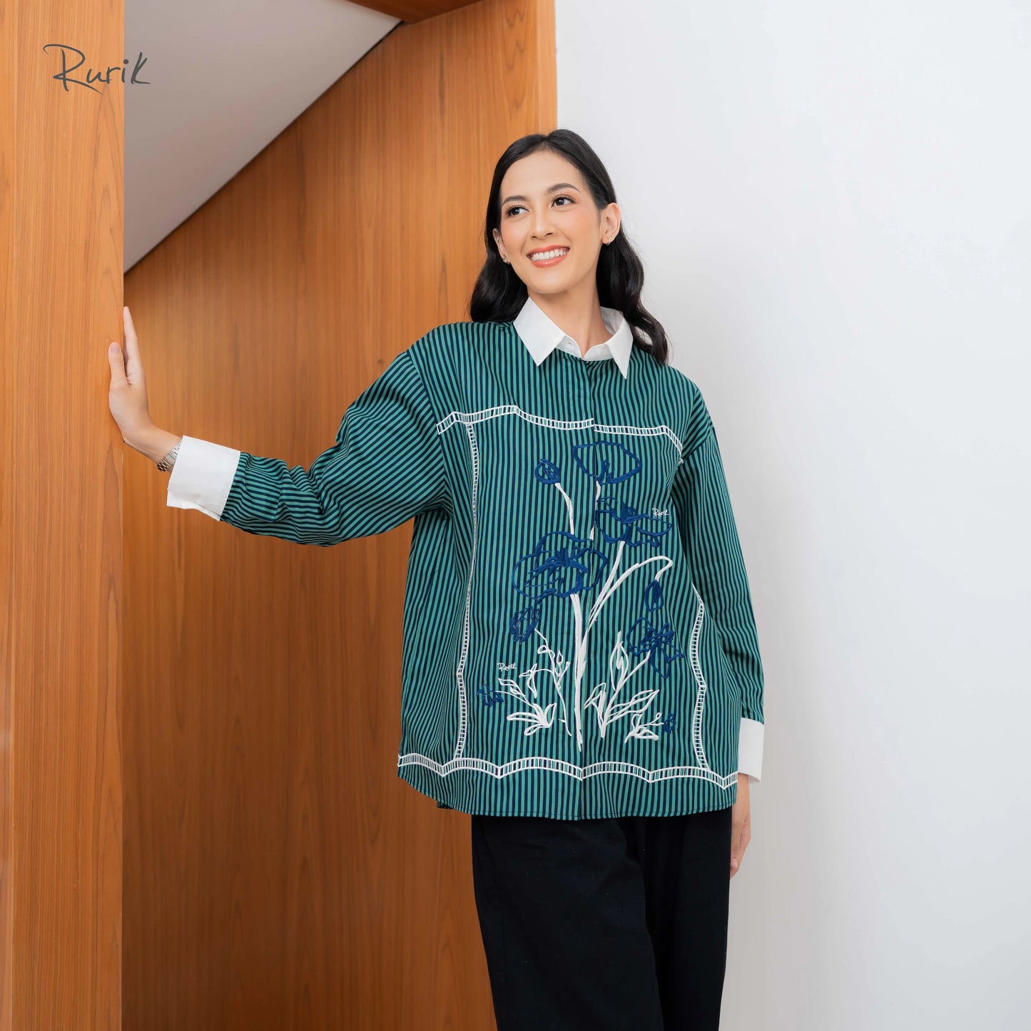 Veloria Embroidery Shirt