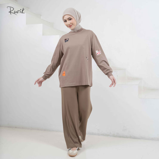 Long Sleeve Embroidery Shirt