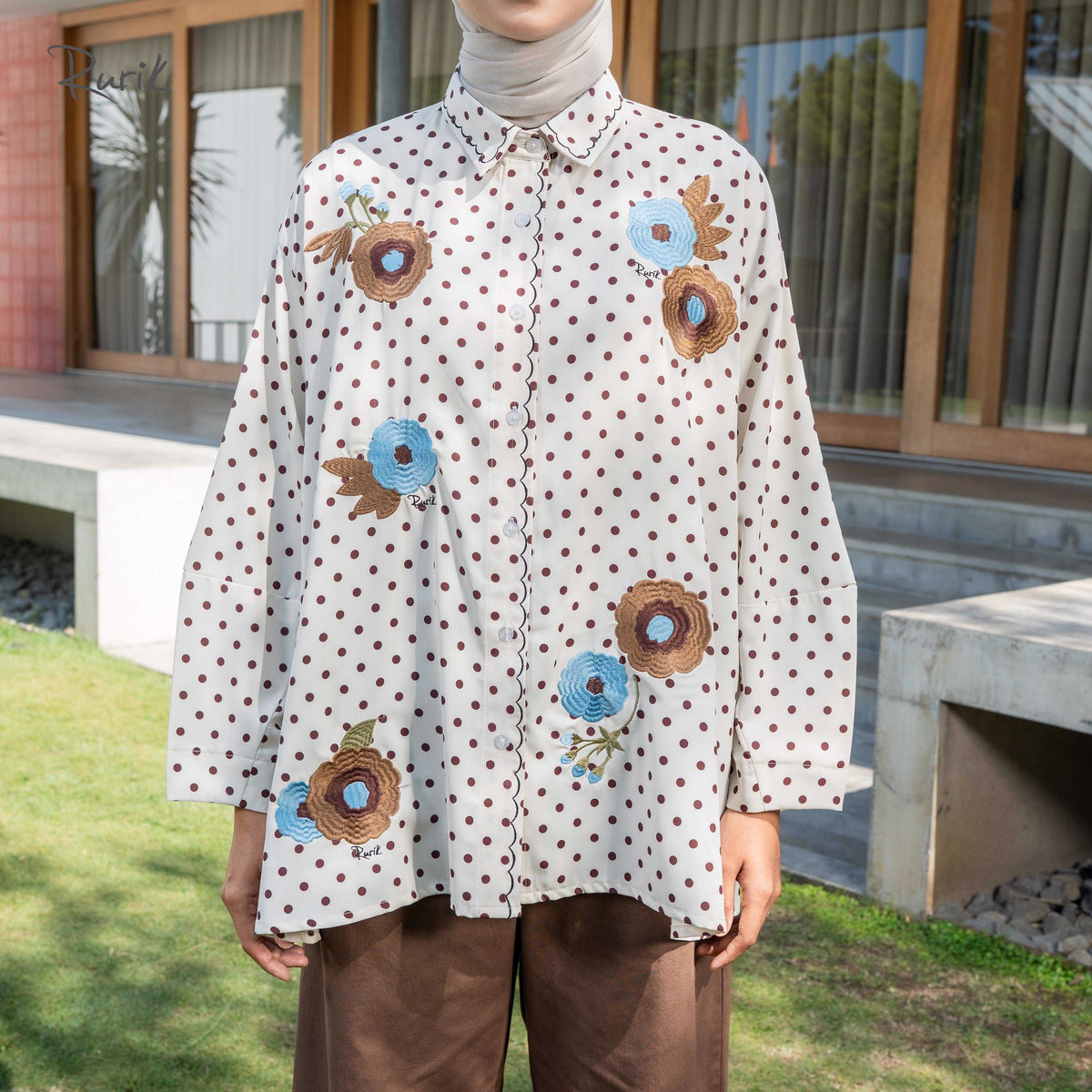 Lancy Embroidery Shirt