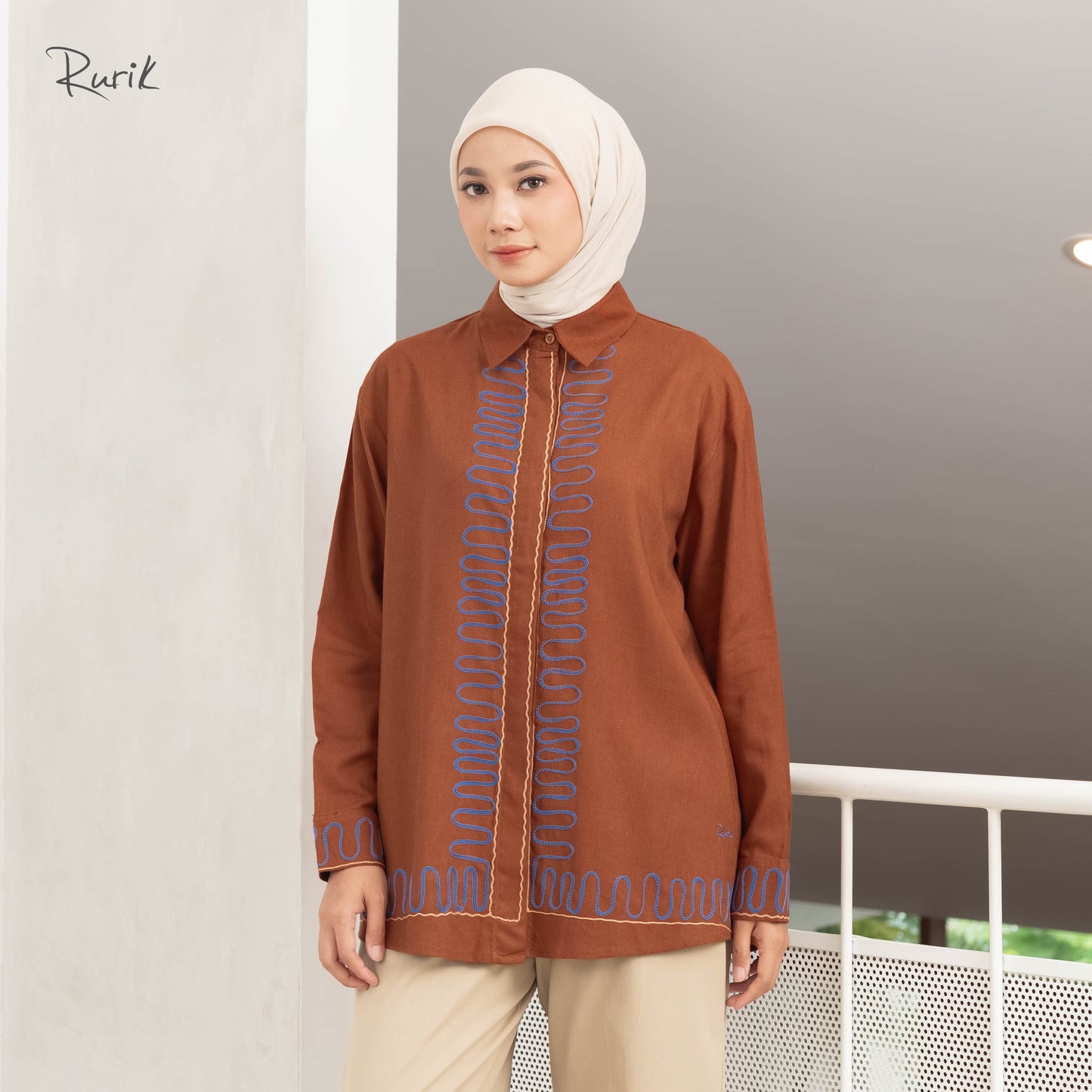 Agnela Embroidery Shirt