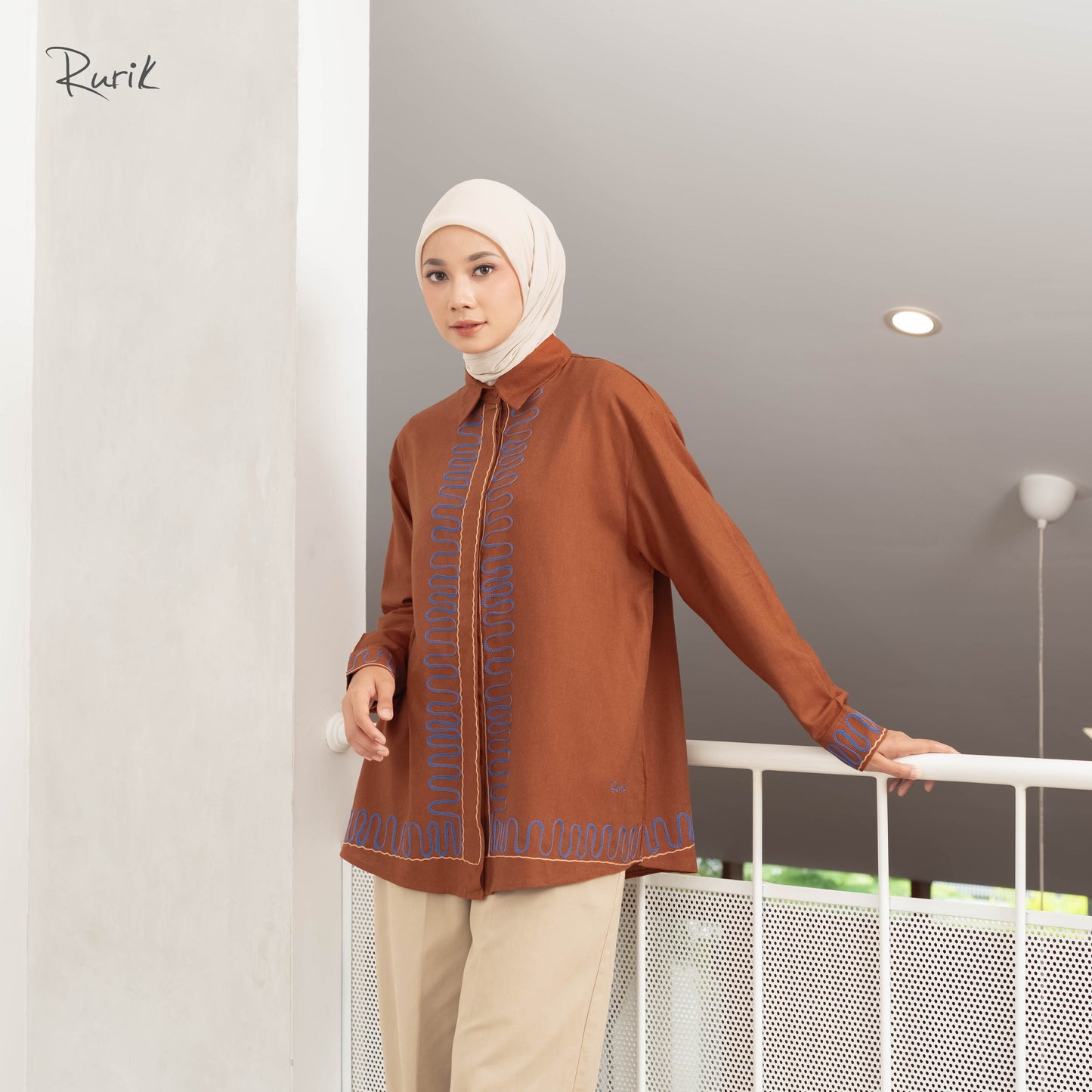 Agnela Embroidery Shirt