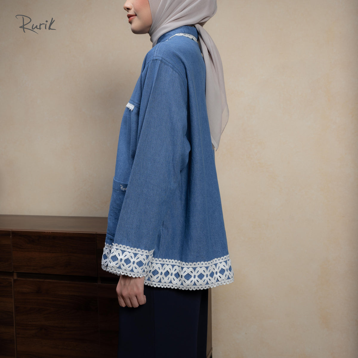 Rhea Denim Shirt Blue