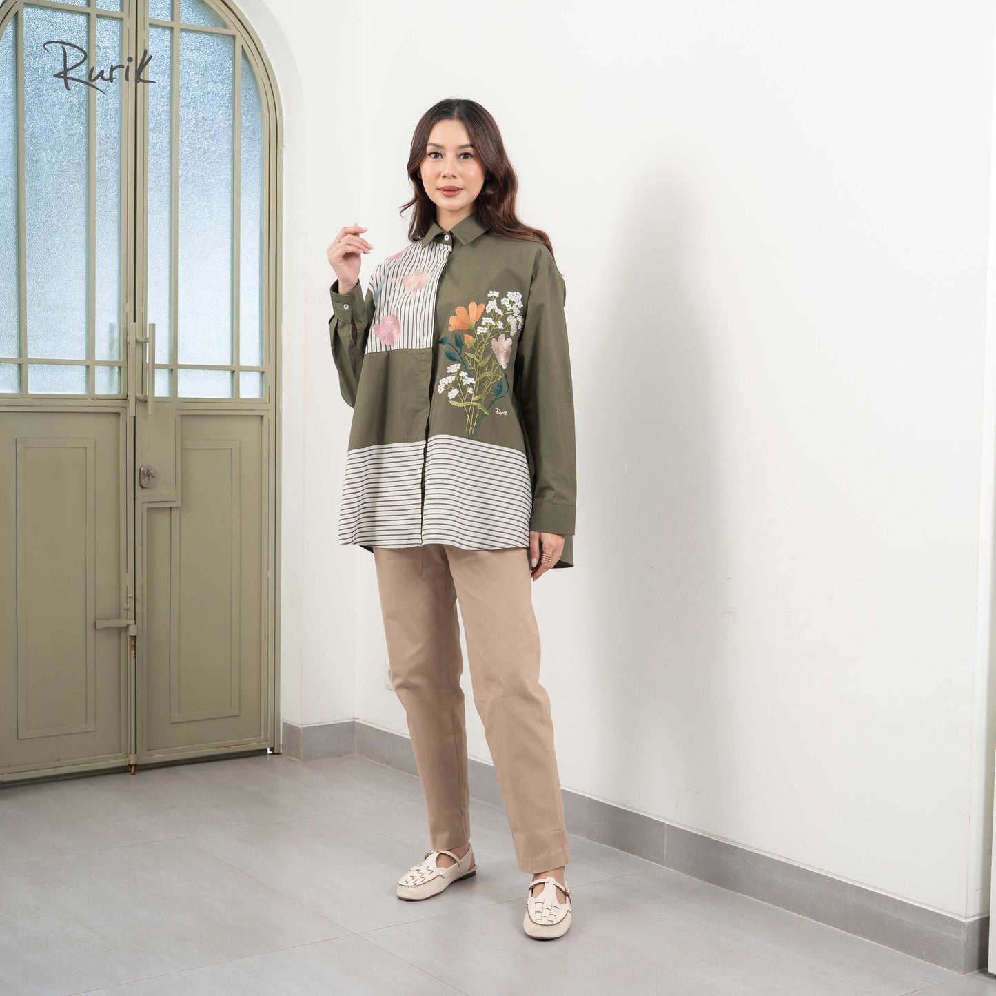 Lafiya Embroidery Shirt