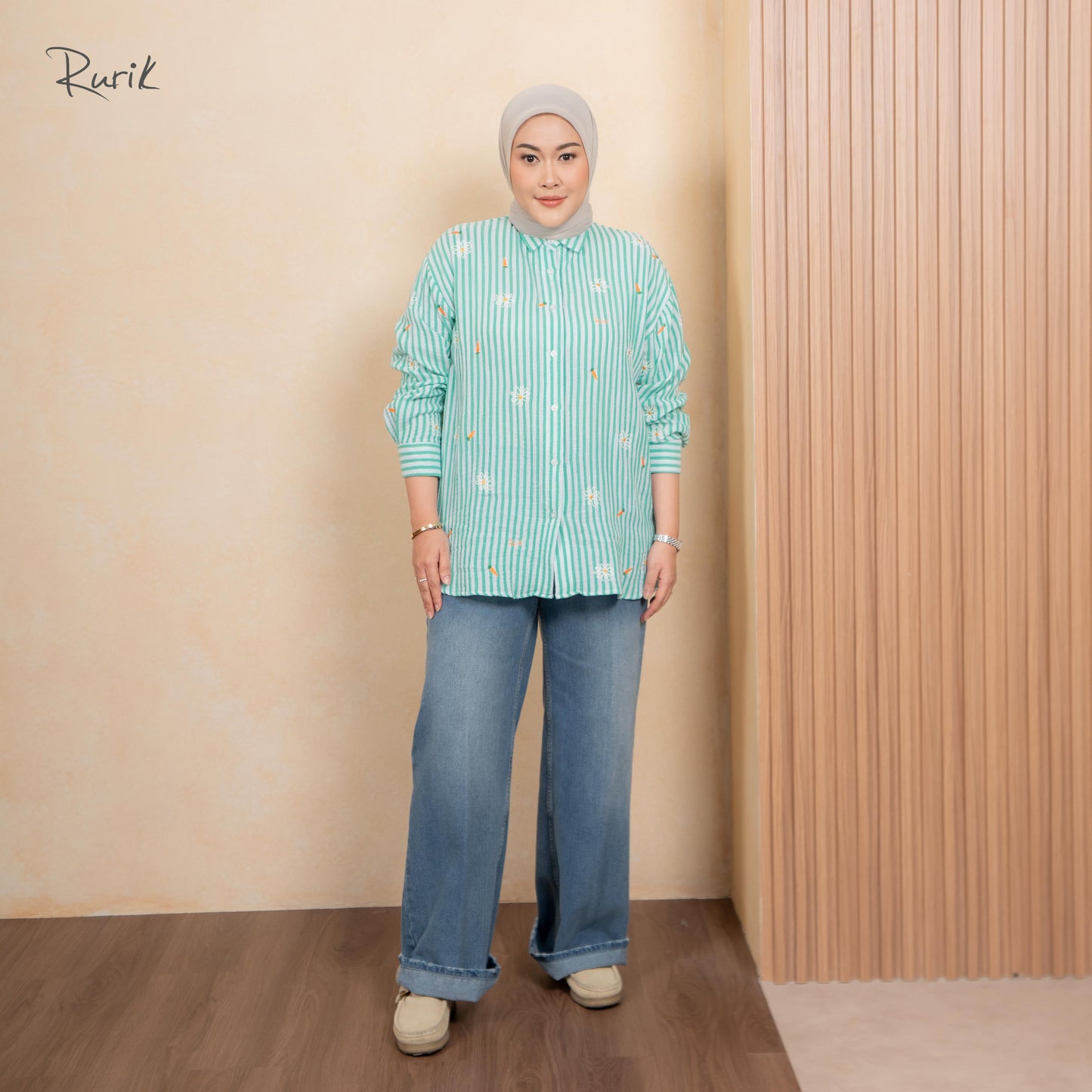 Naski Embroidery Shirt