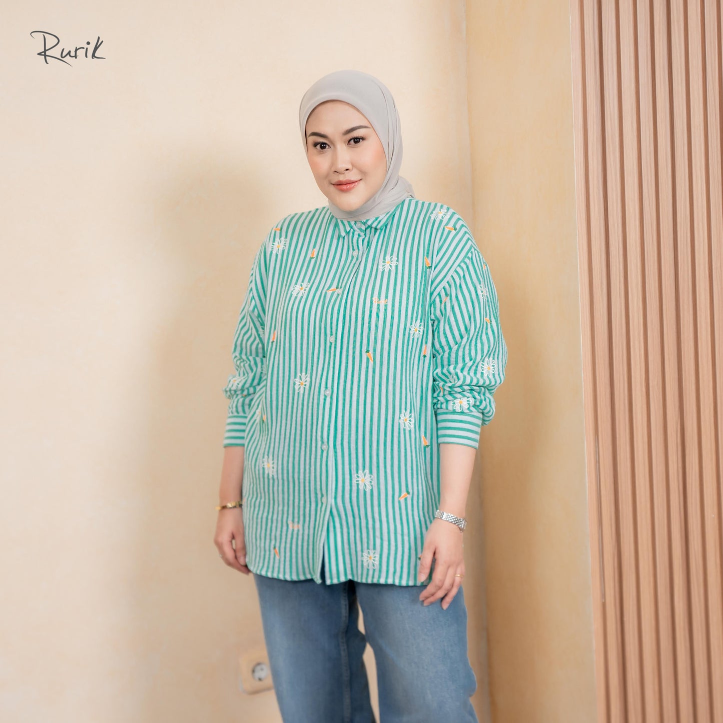 Naski Embroidery Shirt