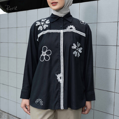 Iqzari Embroidery Shirt