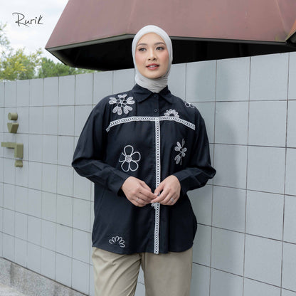Iqzari Embroidery Shirt