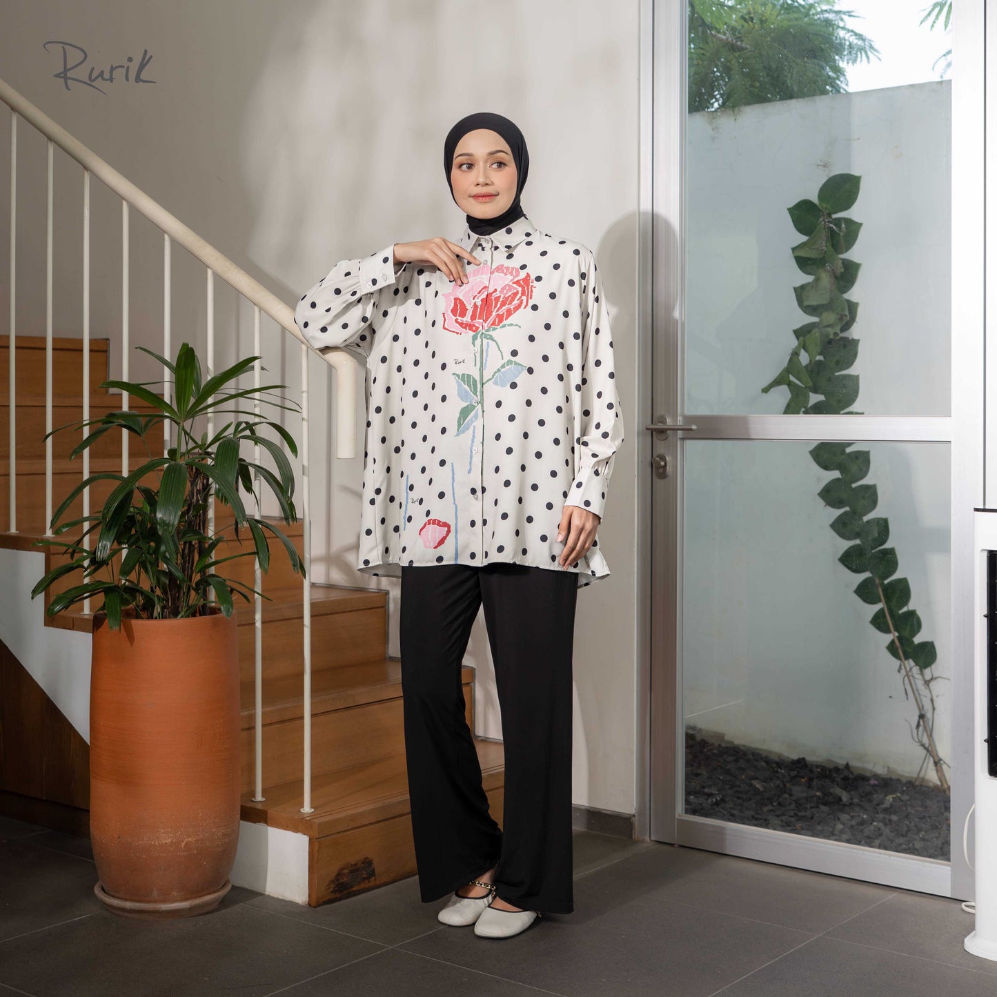 Elody Print Shirt