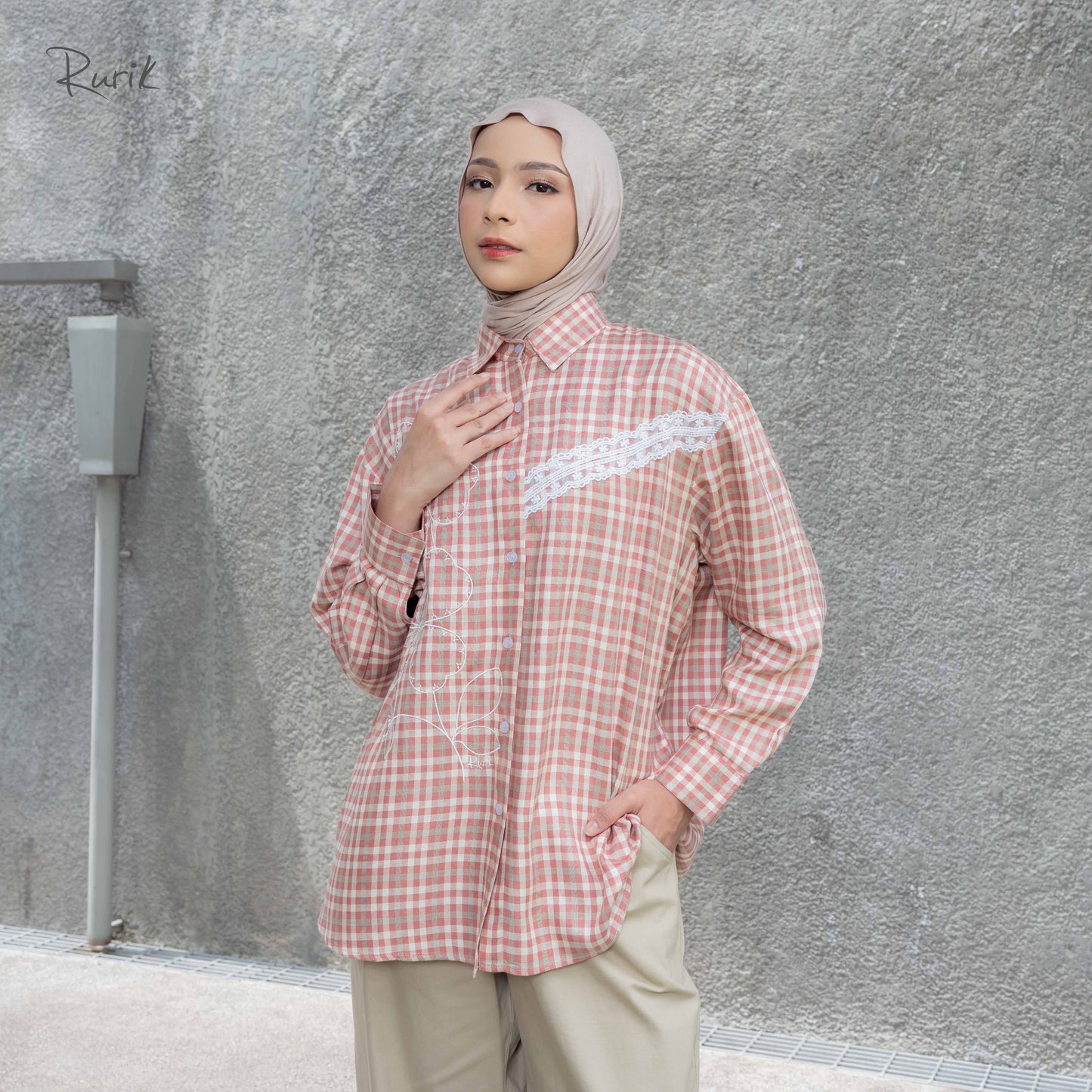 Zahila Embroidery Shirt