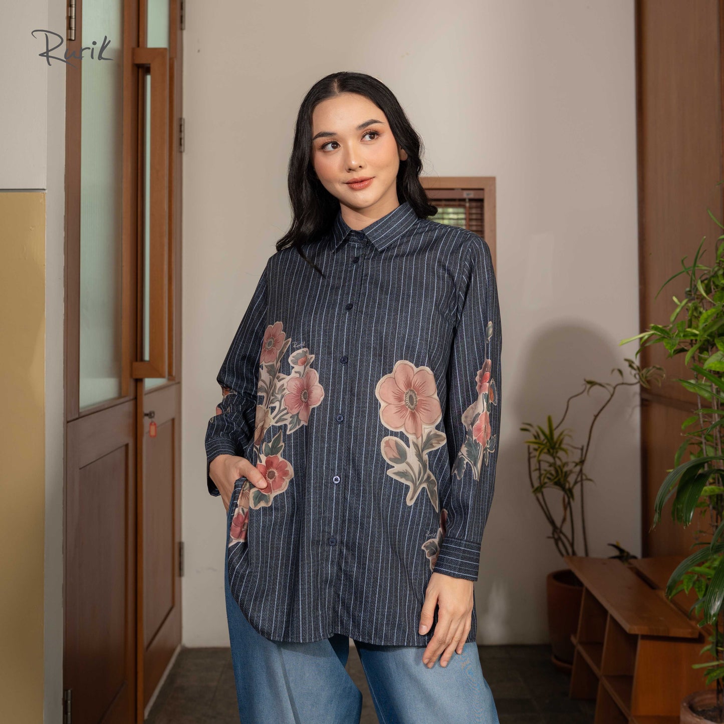 Thea Print Shirt
