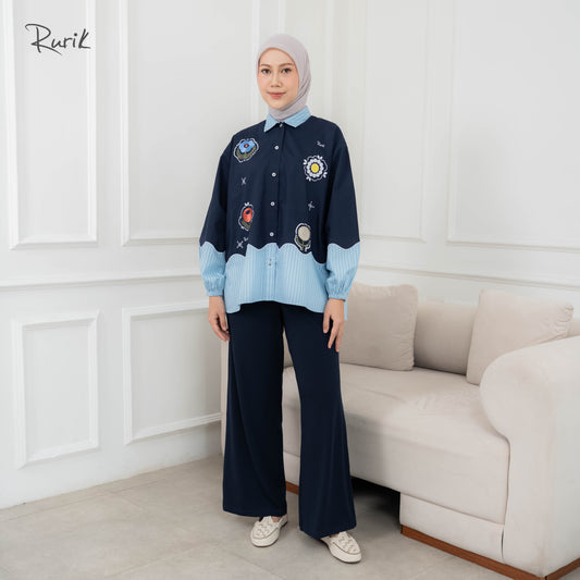 Risaka Embroidery Shirt