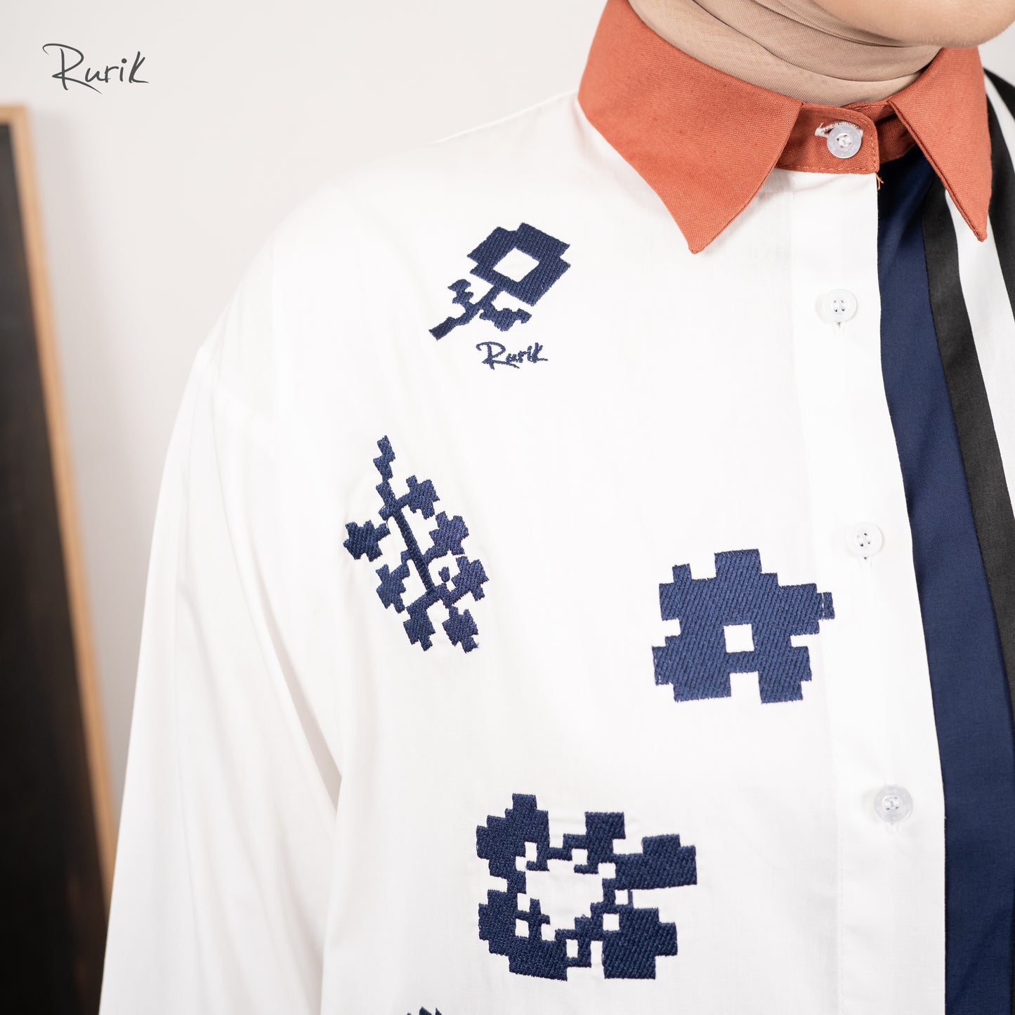 Vikama Embroidery Shirt