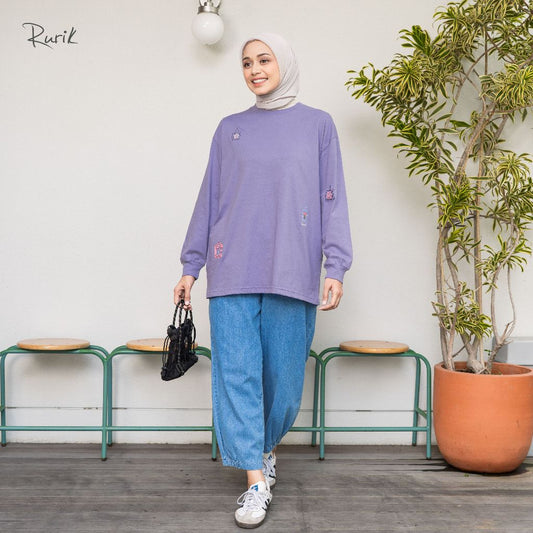 Oversize Embroidered Longsleeve