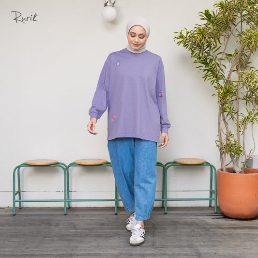 Oversize Embroidered Longsleeve