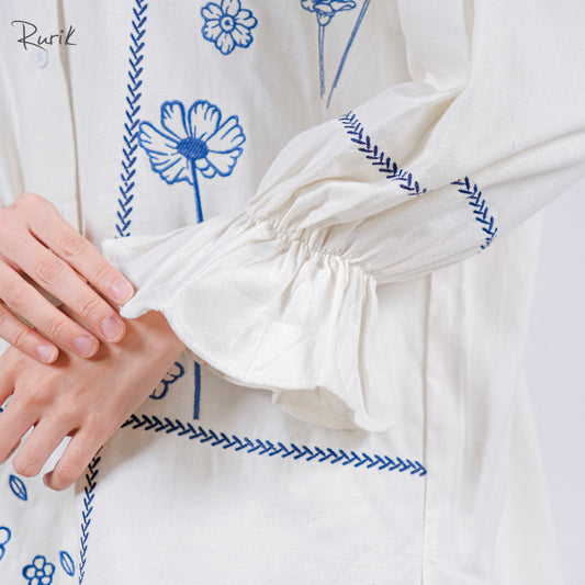 Bohemian Embroidery Shirt