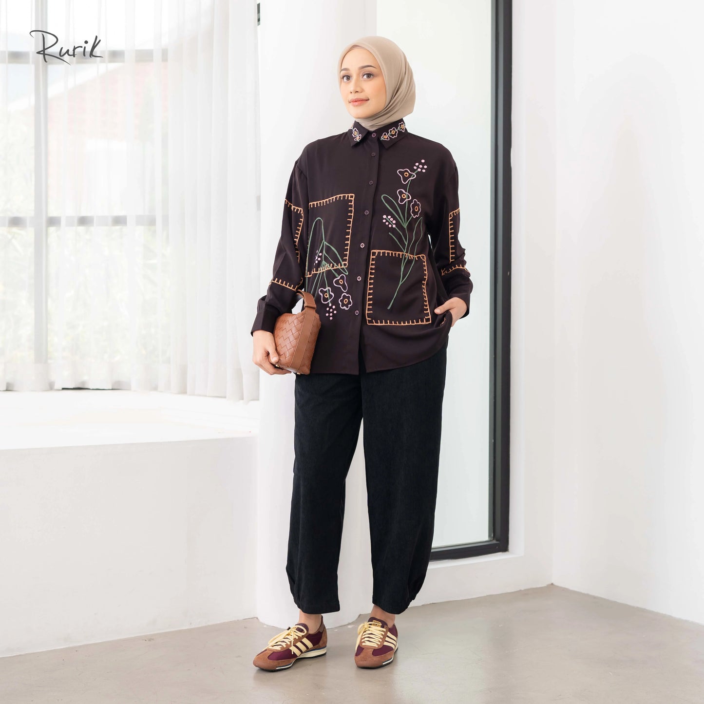 Nebian Embroidery Shirt