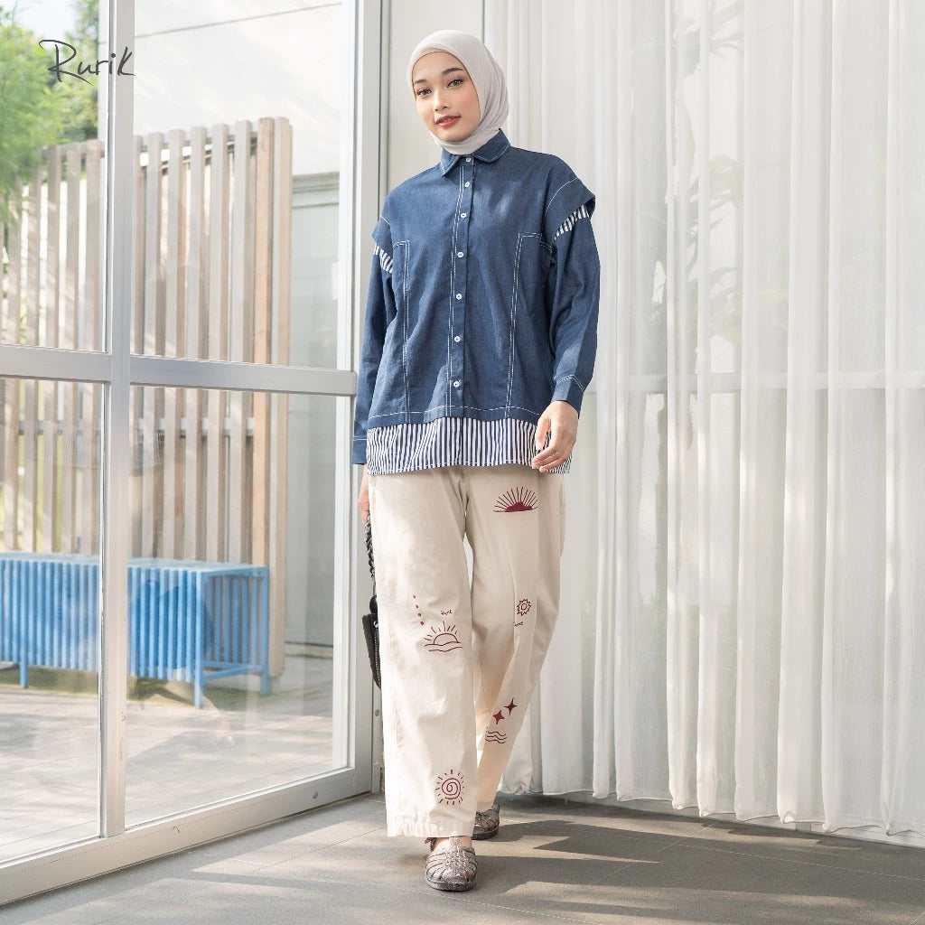 Hinara Embroidery Pants