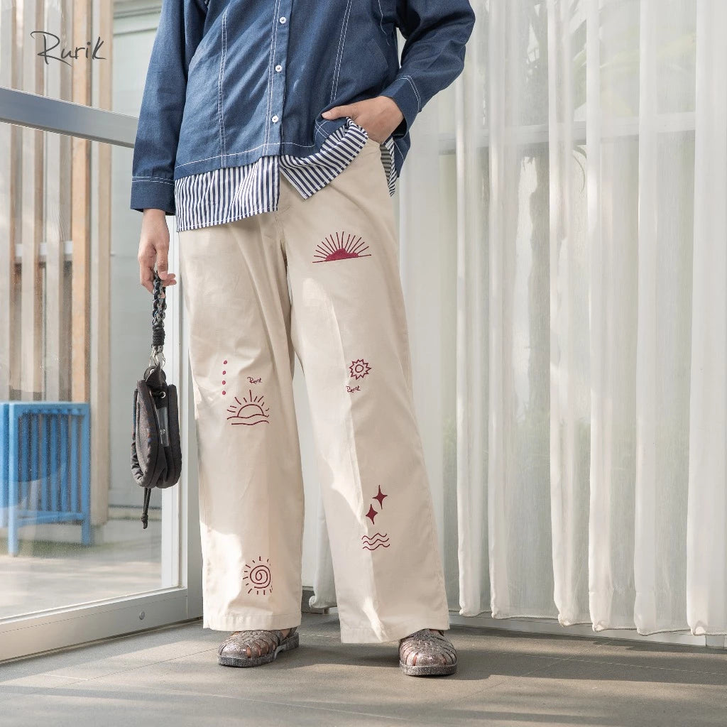 Hinara Embroidery Pants