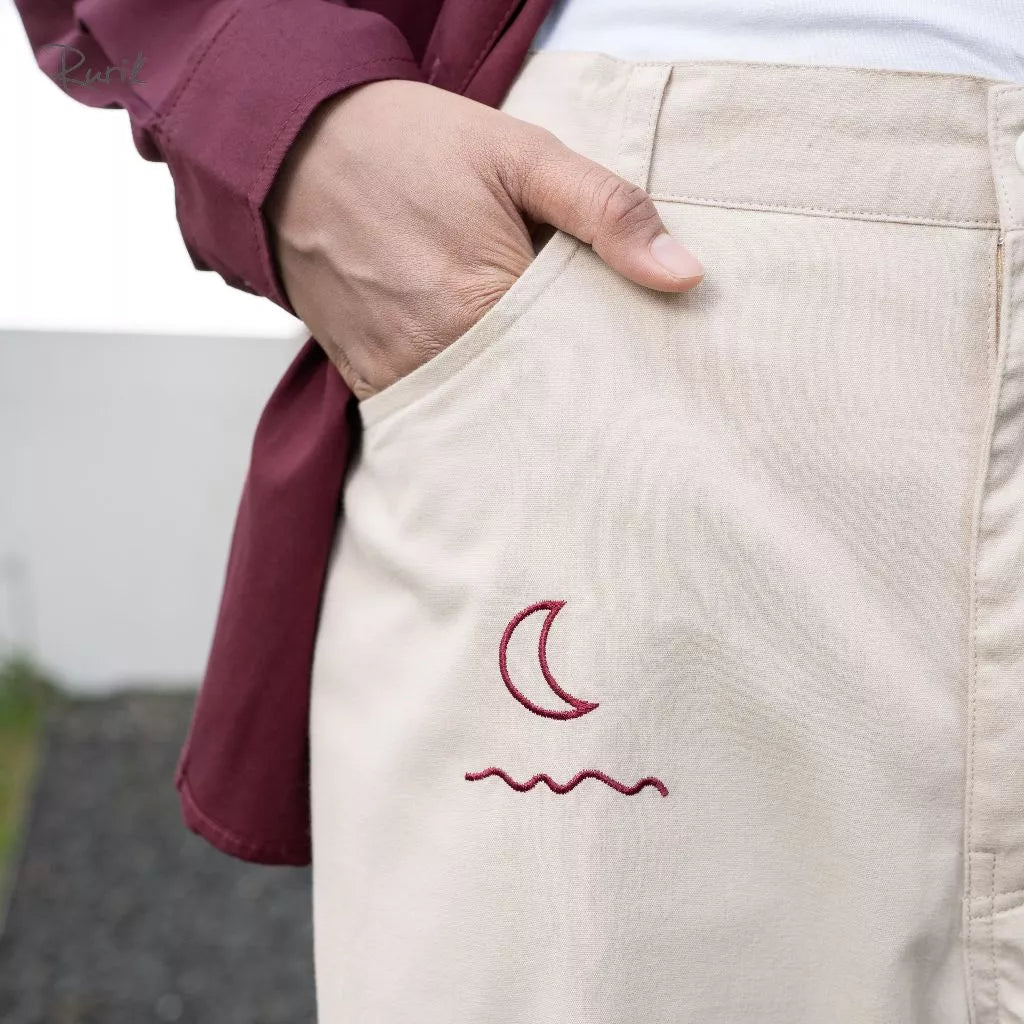 ヒナラ刺繍パンツ